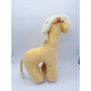 1987 Vintage Graphics International Yellow Giraffe Plush Stuffed Animal Toy 14"